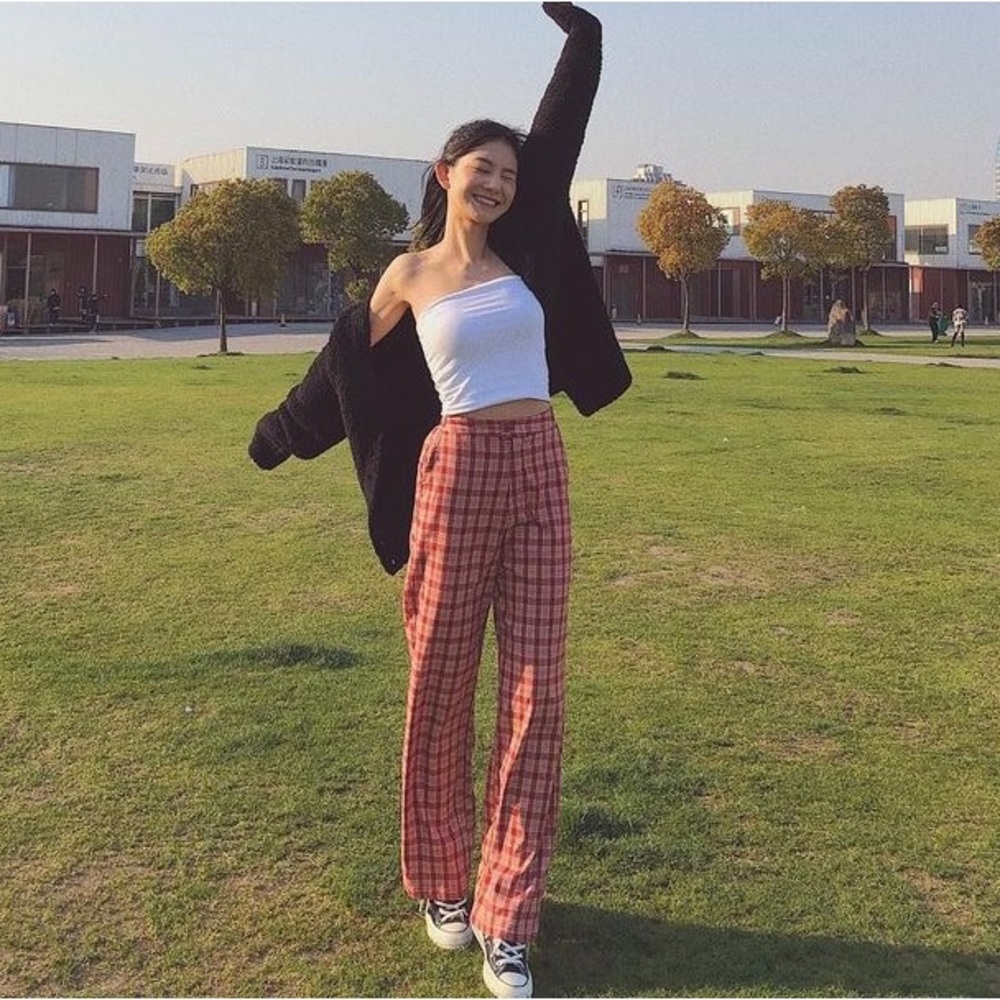 brandy plaid pants